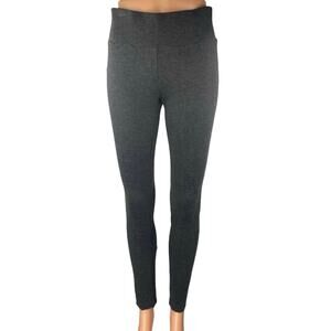 Copper Key Gray Mid Rise Skinny Activewear Fitness Workout Yoga Leggings Pants 7